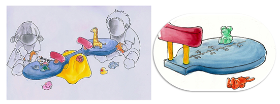 黃嘉琪、謝佳蓁《絕對平衡》／2012玩具暨兒童用品創意設計競賽／特別獎